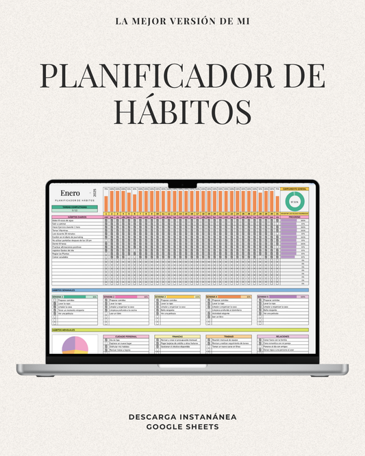 Plantilla de Planificación de Hábitos