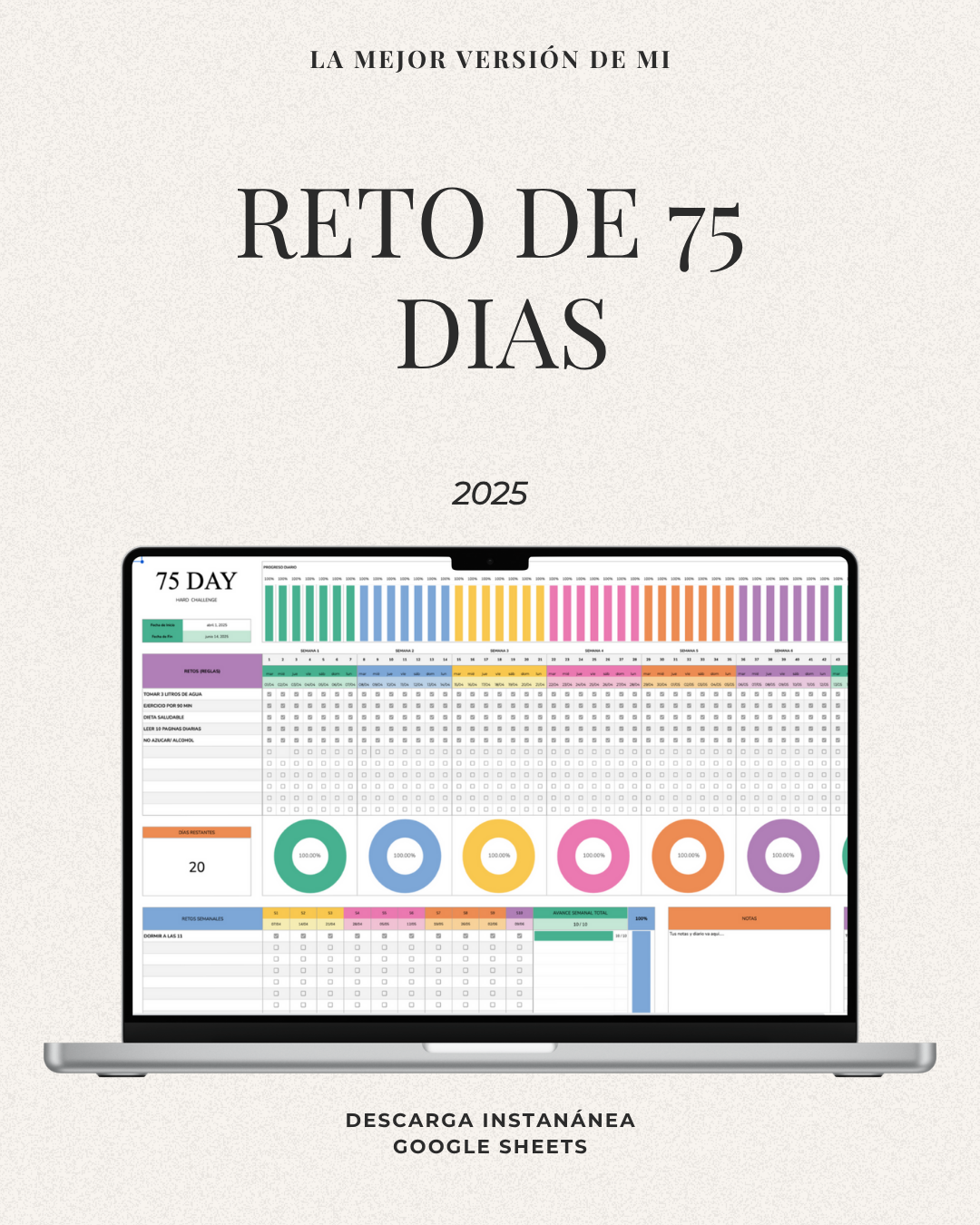 Plantilla Reto 75 Hard