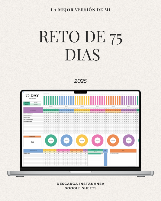 Plantilla Reto 75 Hard