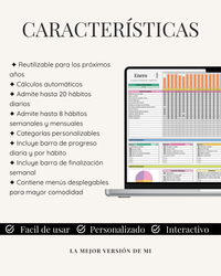 Plantilla de Planificación de Hábitos